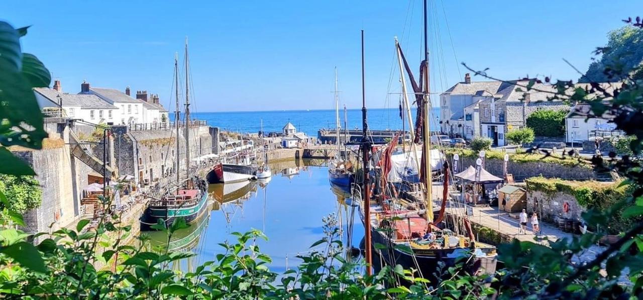 Hotel Stunning Yacht Sea Lion in Charlestown Harbour, Cornwall Exterior foto